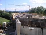 19.8.2007: Eisenbahnbrücke Betonarbeiten