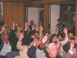 3.4.2006: Votum der Anwesenden für Vorzugsvariante