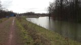 Hochwasser im RRB Dietenbach 2021-04