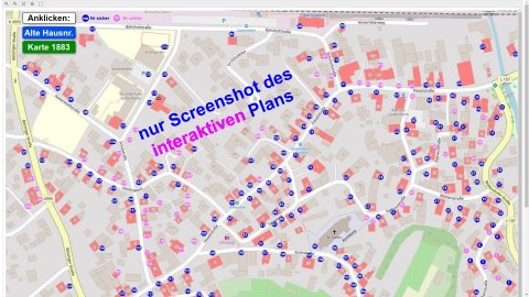 Ältere Häuser: neue zu alte Hausnr.