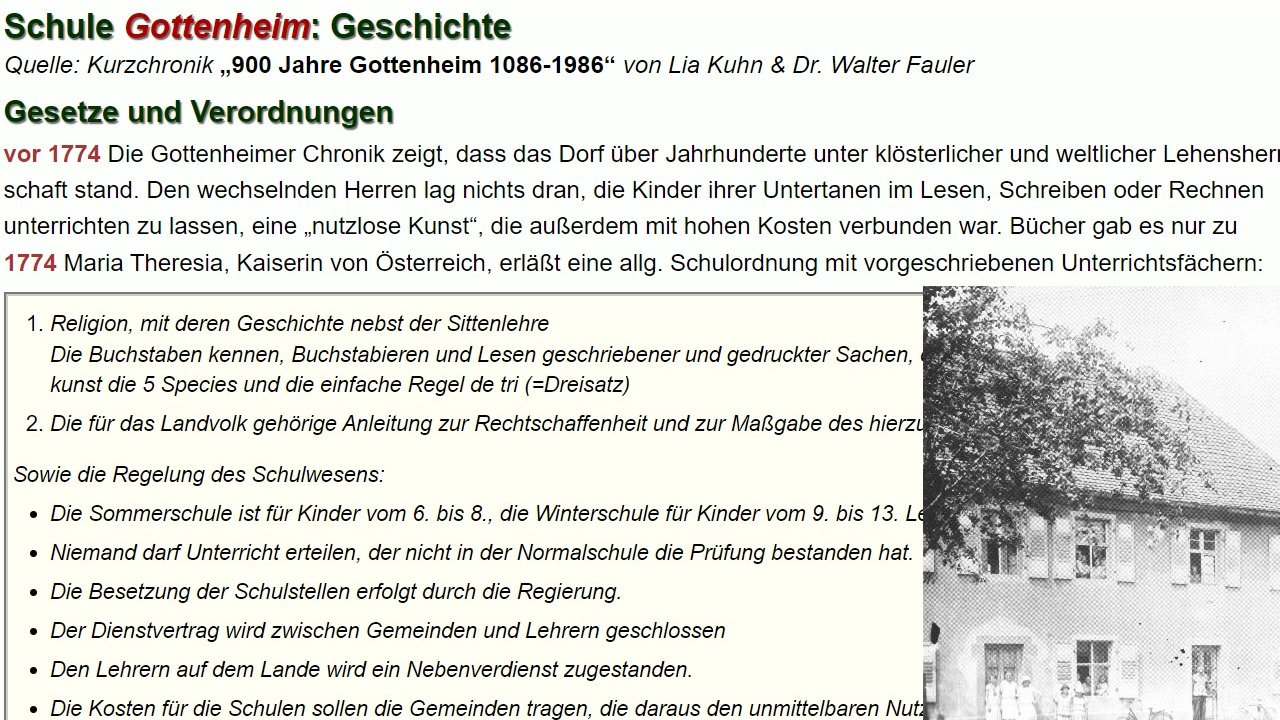 Weiter zu Schule