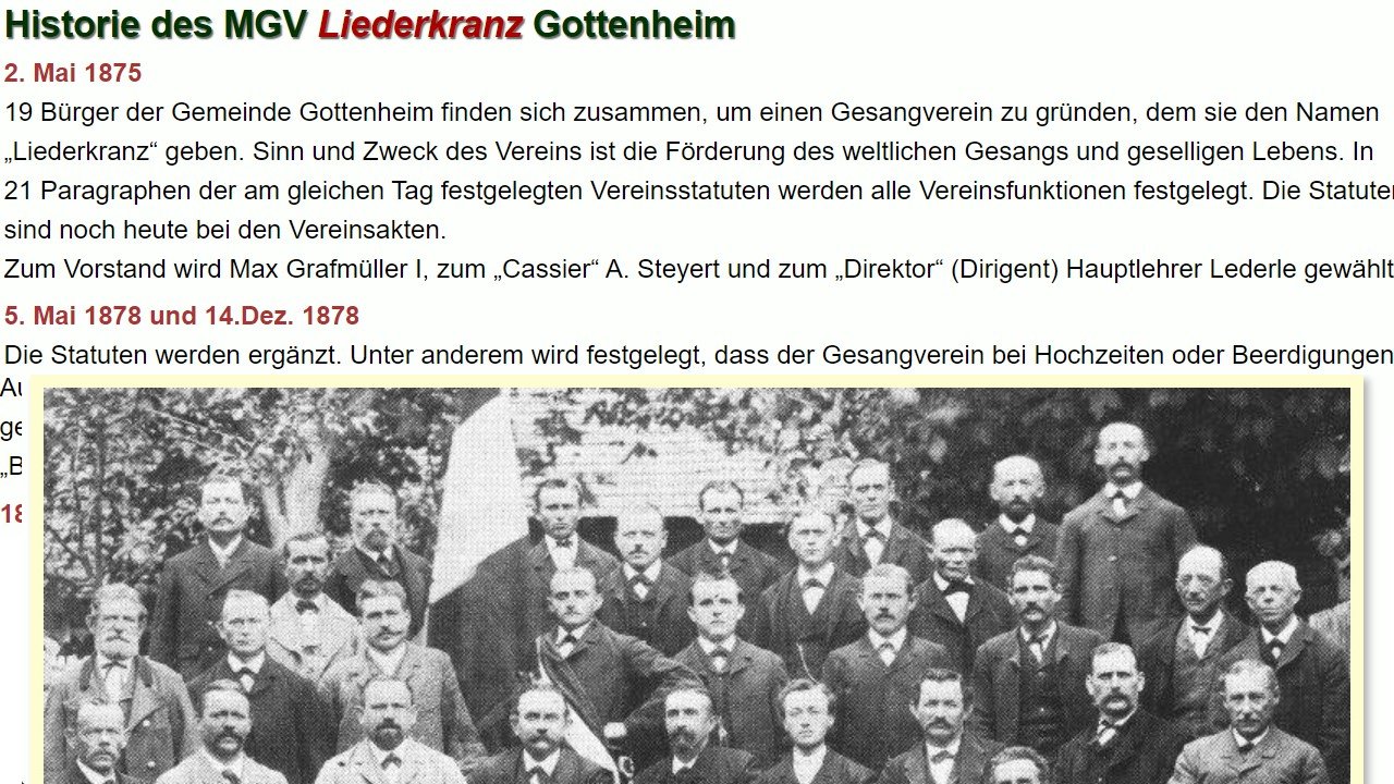 Weiter zu Geschichte