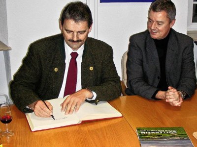MdL Bernhard Schätzle mit BM Volker Kieber