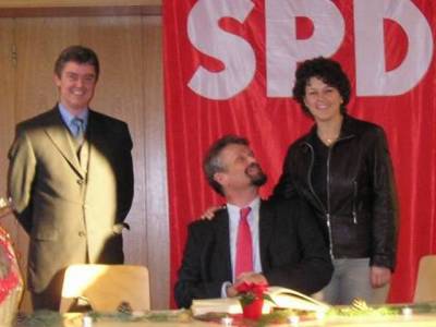 Ute Vogt und Gernot Erler zur Wahlkreiskonferenz in Gottenheim