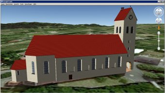 St.Stephan in Google Earth