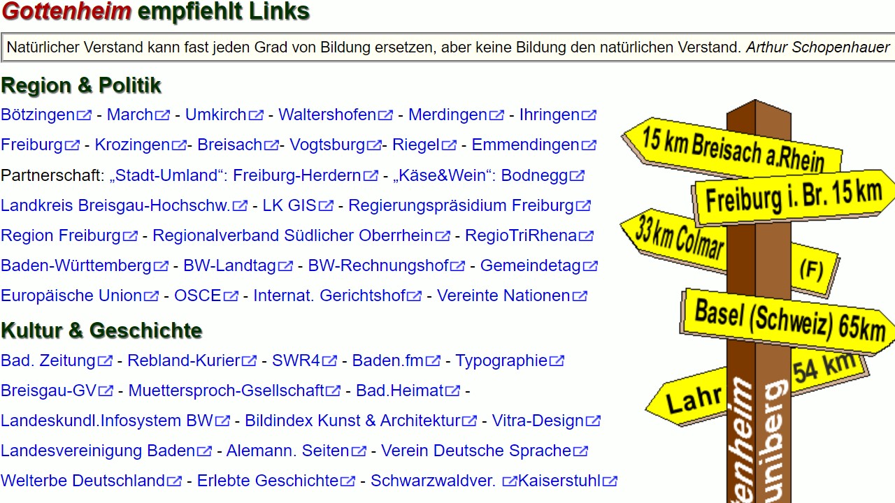 Weiter zu Links
